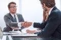 business people shaking hands . concept of cooperation Royalty Free Stock Photo