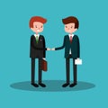 Business people shaking hands