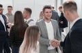 Business people shaking hands with each other Royalty Free Stock Photo