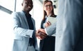 Business people shaking hands Royalty Free Stock Photo