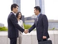 Business people shaking hands Royalty Free Stock Photo