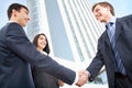 Business people shaking hands Royalty Free Stock Photo