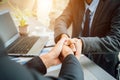 Business people shaking hands partner successful team leader and business  meeting Royalty Free Stock Photo