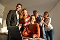 Business people team on meeting Royalty Free Stock Photo