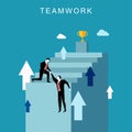 Business people teamwork or partnership concept