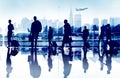 Business People Travel Corporate Aiport Passenger Concept Royalty Free Stock Photo