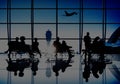 Business People Travel Passenger Airport Terminal Concept Royalty Free Stock Photo