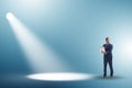 Business people under the spotlight Royalty Free Stock Photo