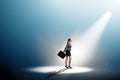 Business people under the spotlight Royalty Free Stock Photo