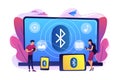 Bluetooth connection concept vector illustration.