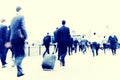 Business People Walking Commuter Travel Motion City Concept Royalty Free Stock Photo