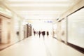 Business people walking in the office corridor Royalty Free Stock Photo