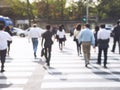 Business People Walking on street Urban City District