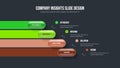 Market Growth 4 Step Infographic Presentation Design