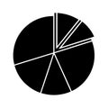 Business Pie Chart Circle Icon Vector Design Royalty Free Stock Photo