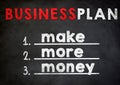 Business Plan Royalty Free Stock Photo