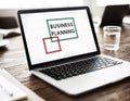 Business Plan Planning Goals Ideas Process Concept Royalty Free Stock Photo