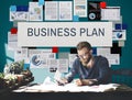 Business Plan Planning Process Vision Concept Royalty Free Stock Photo