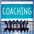 Coach Coaching Skills Teach Teaching Training Concept Royalty Free Stock Photo