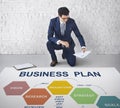 Business Plan Planning Strategy Solution Vision Concept Royalty Free Stock Photo