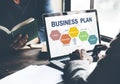 Business Plan Planning Strategy Solution Vision Concept Royalty Free Stock Photo