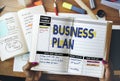 Business Plan Process solution Strategy Concept Royalty Free Stock Photo