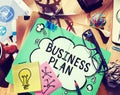 Business Plan Process Vision Analysis Strategy Concept Royalty Free Stock Photo