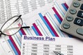 Business plan Royalty Free Stock Photo