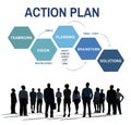 Business Plan Strategy Development Process Graphic Concept Royalty Free Stock Photo