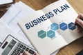 Business Plan Strategy Development Process Graphic Concept Royalty Free Stock Photo