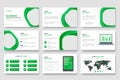 Business PowerPoint presentation slides template design. Use for modern keynote presentation background, brochure layout Royalty Free Stock Photo