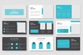 Business PowerPoint presentation slides template design. Use for modern keynote presentation background, brochure layout, Business Royalty Free Stock Photo