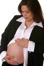 Business preg look down Royalty Free Stock Photo