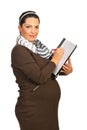 Business pregnant woman