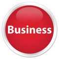 Business premium red round button Royalty Free Stock Photo