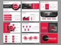 Business presentation infographic elements template set