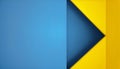 Blue and yellow background for business presentation material