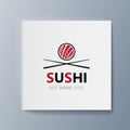 Business presentation Sushi advertising goods and services