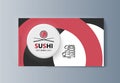 Business presentation Sushi advertising goods and services