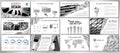 Business presentation template/ design - hd format - 1920x1080 px Royalty Free Stock Photo