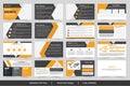 Business presentation templates, Creative project strategy layout showcases design and service presentation template Royalty Free Stock Photo