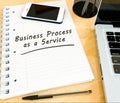 Business Process as a Service Royalty Free Stock Photo