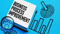 Business Process Improvement BPI is shown using the text Royalty Free Stock Photo