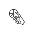 Business Process line icon