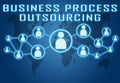 Business Process Outsourcing Royalty Free Stock Photo