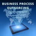 Business Process Outsourcing Royalty Free Stock Photo