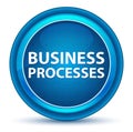 Business Processes Eyeball Blue Round Button