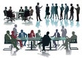 Business professionals in conference or meeting