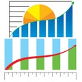 Business profit chart Royalty Free Stock Photo