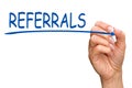Business referrals Royalty Free Stock Photo